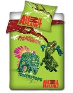 Dekbedovertrek Animal Planet Dinosaurus (140x200cm)