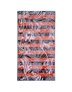 Arkhipelacos Strandlaken 100x180cm Bloemen Oranje