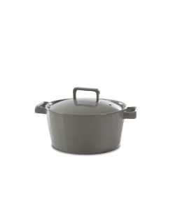 BK New Vintage Kookpan Keramiek 24 Cm Grijs