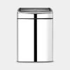 Brabantia Afvalbak Vierkant Touch Bin 10ltr Brilliant Steel -Mepal Winkel brabantia brabantia afvalbak vierkant touch bin 10