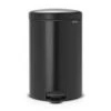 Brabantia Pedaalemmer 20ltr Newicon Matt Zwart -Mepal Winkel brabantia brabantia pedaalemmer 20ltr newicon matt 1