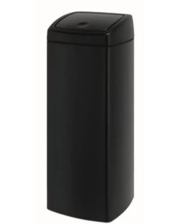Brabantia Touch Bin 25ltr. MattSteel Zwart