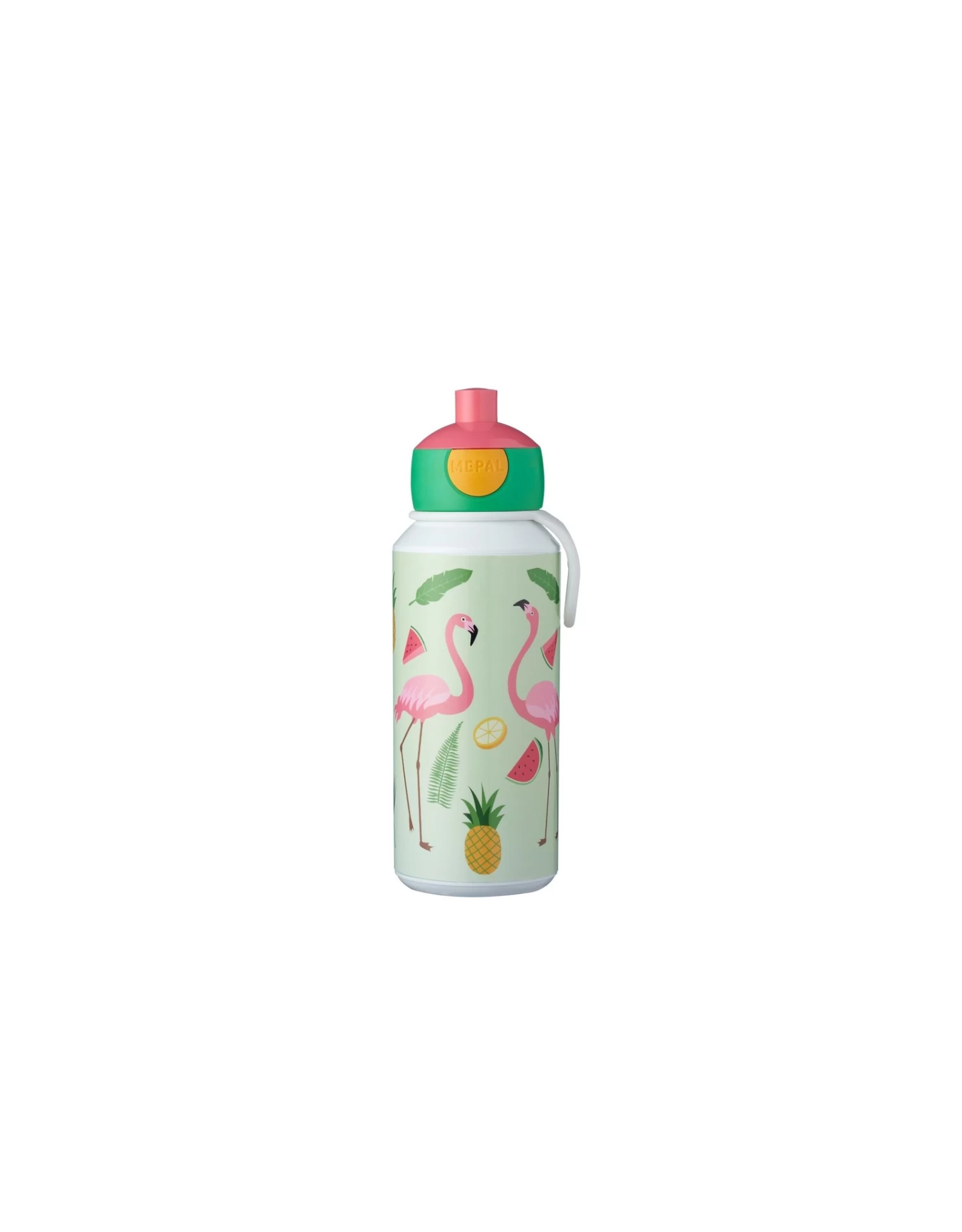 Mepal Drinkfles Pop-Up Campus 400ml - Tropical Flamingo 3 Mepal Drinkfles Pop-Up Campus 400ml - Tropical Flamingo