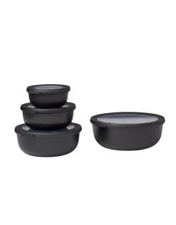 Mepal Multikom Cirqula 4-delige Set (350+750+1250+2250) - Nordic Black