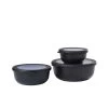 Mepal Multikom Cirqula Set 3-dlg (350, 750, 1250 Ml) - Nordic Black -Mepal Winkel mepal multikom cirqula set 3 dlg 350 750 1250 ml n