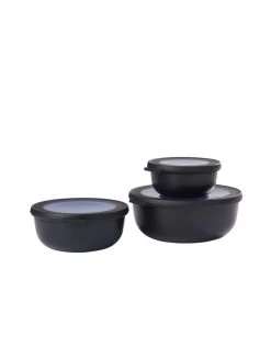 Mepal Multikom Cirqula Set 3-dlg (350, 750, 1250 Ml) - Nordic Black