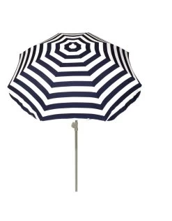 Summertime Parasol 180cm Blauw/wit