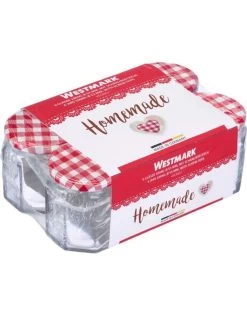 Westmark Set Van Glazen Zeskant Met Schroefdeksel - 6 Stuks, (100ml, 53mm) -Mepal Winkel westmark westmark set van glazen zeskant met schro 1