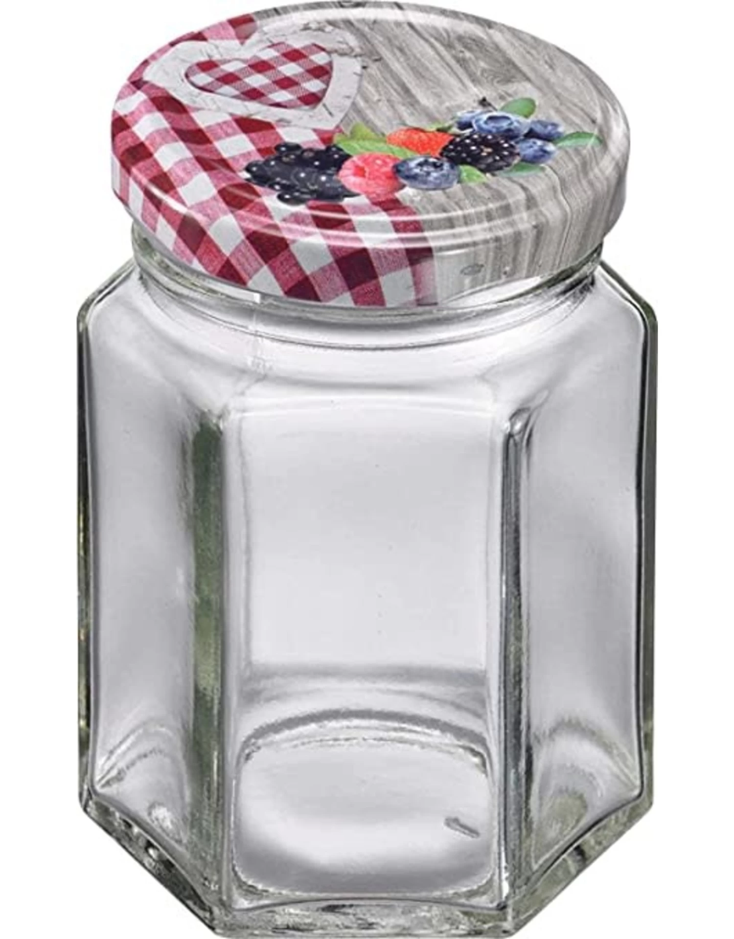 Westmark Set Van Glazen Zeskant Met Schroefdeksel - 8 Stuks (110ml - ø 48mm) 3 Westmark Set Van Glazen Zeskant Met Schroefdeksel - 8 Stuks (110ml - ø 48mm)