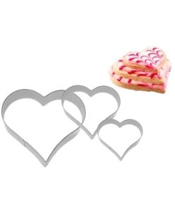 Westmark Set Van Uitsteekvormen Hart - 3 Stuks (4cm, 5cm, 6cm) -Mepal Winkel westmark westmark set van uitsteekvormen hart 3 st 1