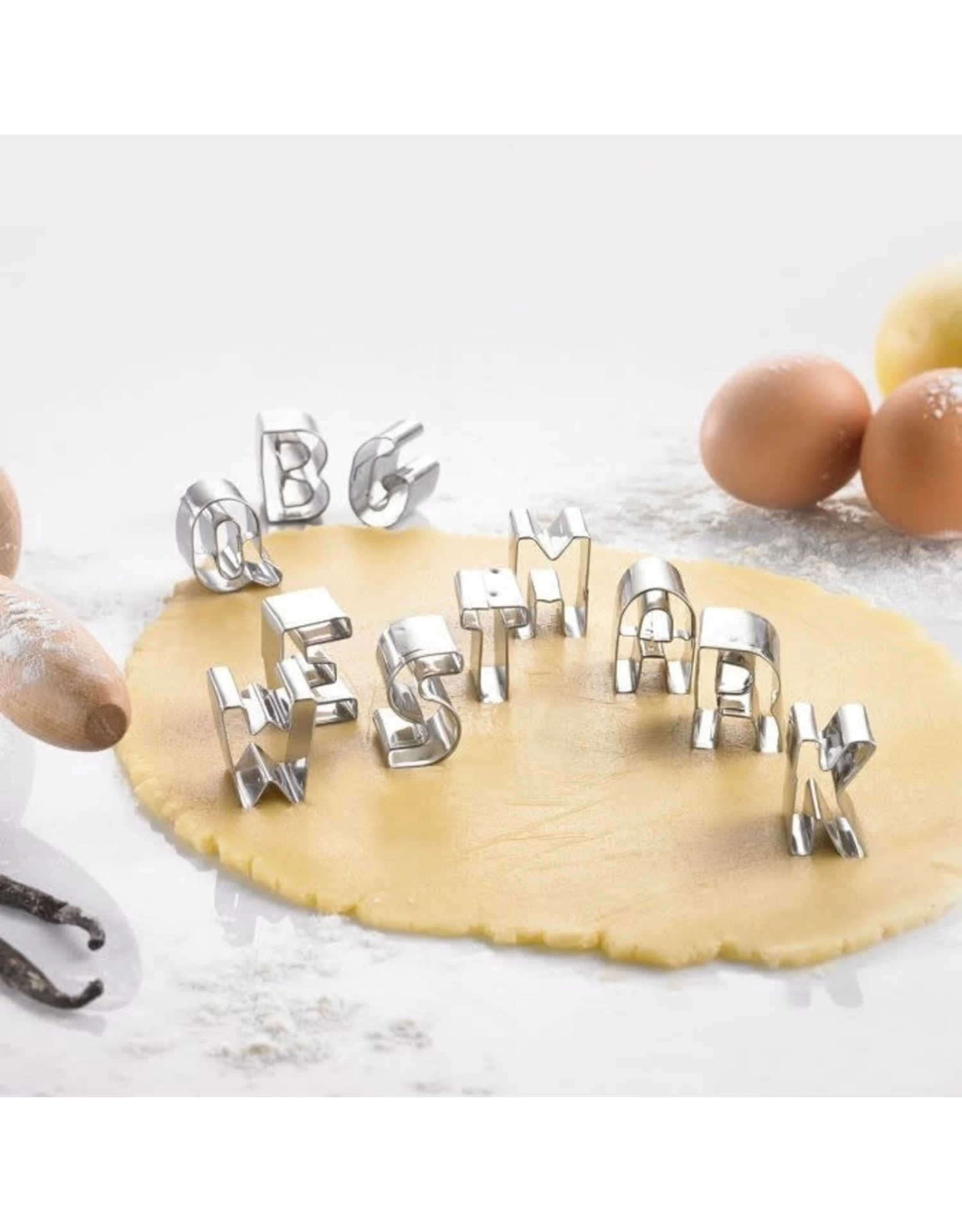 Westmark Set Van Uitsteekvormen Letters A T/m Z, 2.5cm 4 Westmark Set Van Uitsteekvormen Letters A T/m Z, 2.5cm - Afbeelding 2