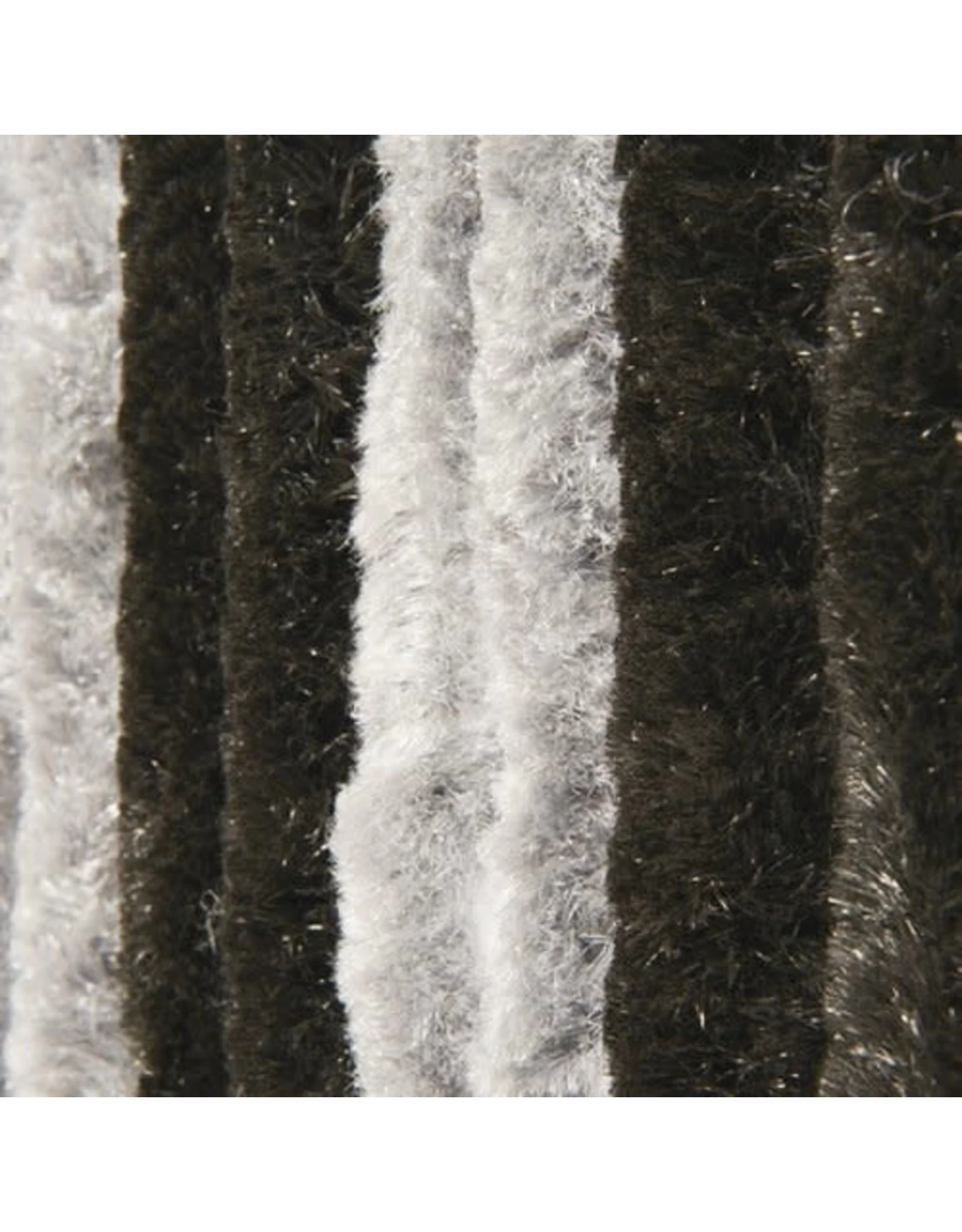 Kattenstaart 90x220 Cm Zwart/grijs Duo 3 Kattenstaart 90x220 Cm Zwart/grijs Duo