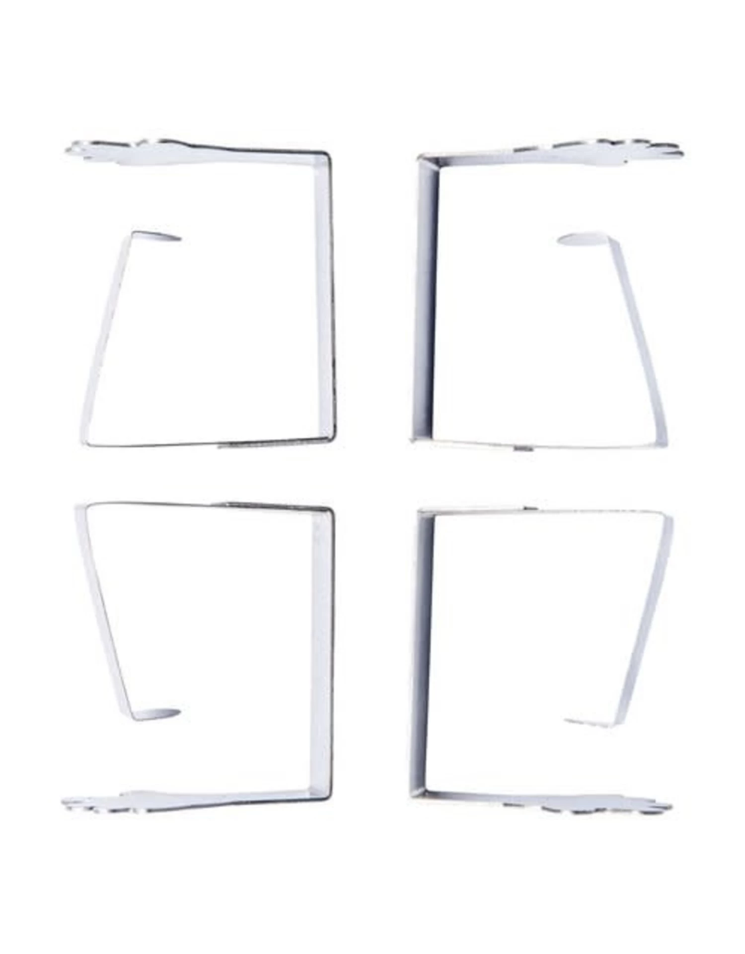 Tafelkleedklemmen Metaal4St 3 Tafelkleedklemmen Metaal4St