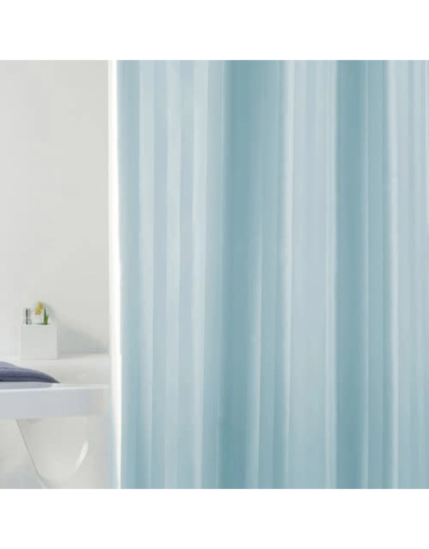 Textiel Douchegordijn 180X200 Rigone Celeste Blauw 3 Textiel Douchegordijn 180X200 Rigone Celeste Blauw